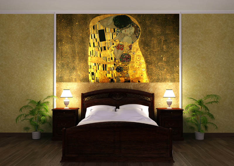 affresco il bacio di klimt significato